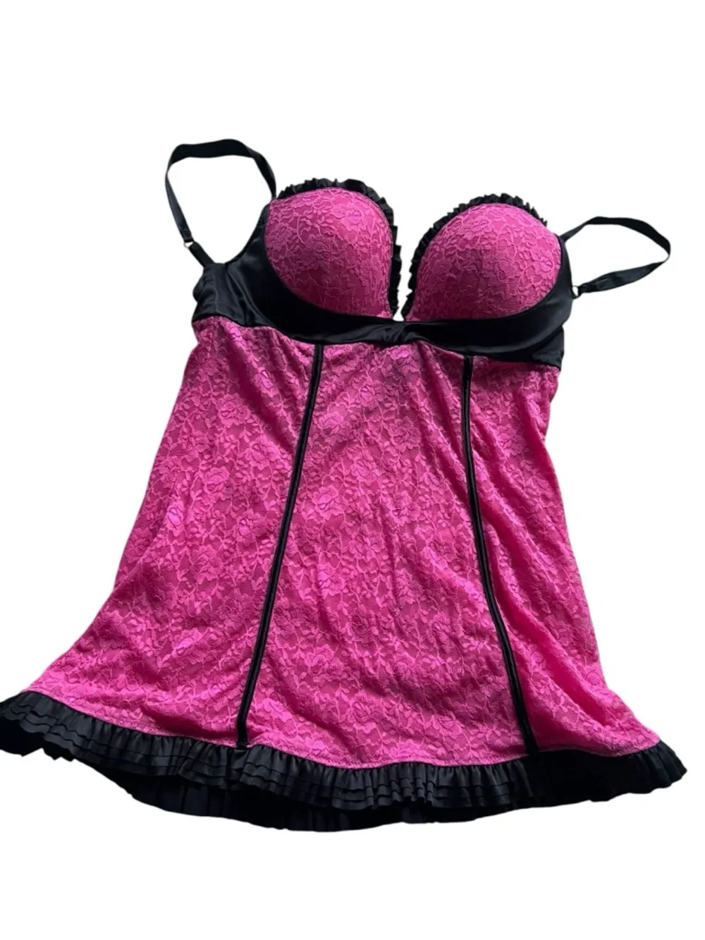 La Senza Pink Lace Chemise Babydoll Langerie
Size M - Picture 10 of 10